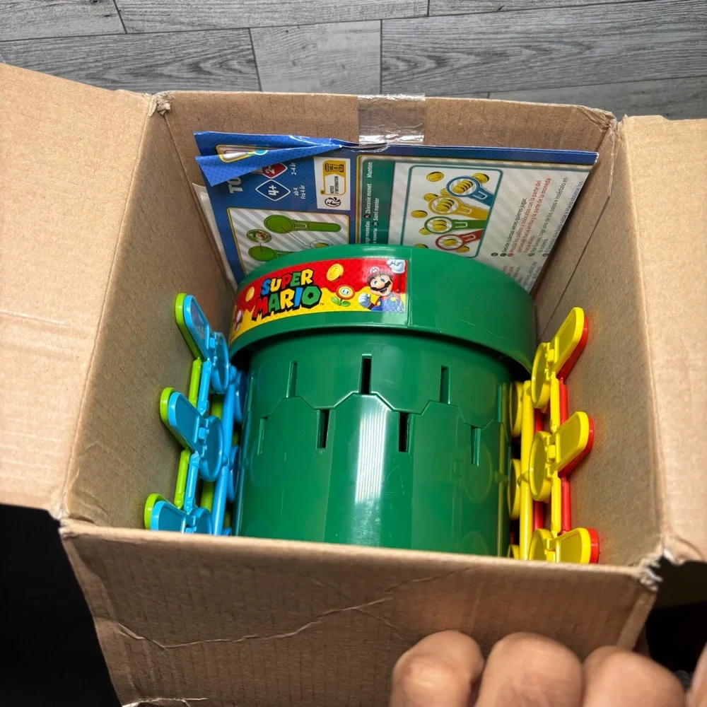 Super Mario‎ Bros. Mario Pop-Up Game by TOMY open box